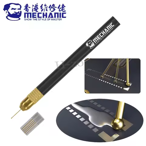 MECHANIC SW-5S Tin Dragging Needle Gold Plated FPC Connector Reballing Solder with 3 Bars Ultralight