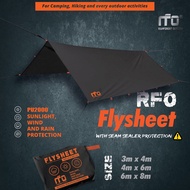 RFO Flysheet Tarp Tent Shelter 3x4M 4x6M &amp; 6x8M