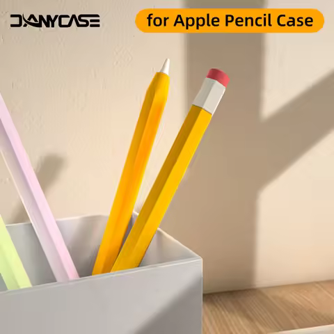 For Funda Apple Pencil 1 2 Case Duotone Soft Silicone Protective Cover 1st 2nd Generation iPad Penci