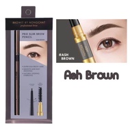 ส่งฟรี!! เขียนคิ้ว สลิม บราวอิท น้องฉัตร Browit By Nongchat Pro Slim Brow Pencil 0.06g ดินสอเขียนคิ้ว 6 มิติ