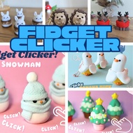 GANTUNGAN FIDGET CLICKER CHRISTMAS Keychain – ANTI-STRESS SENSORY TOY FOR CHILDREN AND ADULTS | CHRI