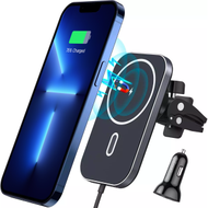 CHOETECH MAGNETIC WIRELESS CAR CHARGER MOUNT ตัวจับ SMARTPHONE ในรถแบบแท่นชาร์จเร็วไร้สาย 15W