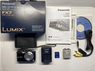 PANASONIC LUMIX DMC-FX7數位相機 (OIS防手震 / CCD相機 / 黑)