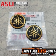 RX KING SE SPECIAL EDITION GOLD ORIGINAL YAMAHA TANK TUNING FORK EMBLEM | 3KA-F417B-10