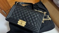 Chanel Boy 25cm 荔枝皮