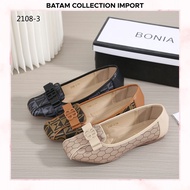 Bonia Monogram Double B Women Flat Shoes 2108-3