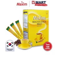 Maxim Coffee Korea Gold Mocha / Kopi Moka Korea 100 Sachet