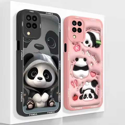 For Samsung A12 M12 F12 Phone Case Cute Design Full Protection Liquid Silicone Protectors For Galaxy