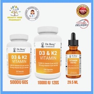 Dr. Berg D3 & K2 Vitamin 5000IU / 10000IU / With Zinc & MCT Oil 29.5ml