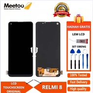 Lcd Touchscreen Realme 8 Fullset Original Free Lem obeng/Lcd Original Realme 8