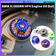 FLAWLESSTI BMW S1000RR HP4 Engine Oil Bolt Gr5 titanium M24 screw，1PCS