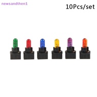 newsandthen1 10PCS T5.5 Led Bulb W1.2WCar Interior Lights Dashboard Heating Indicator Wedge Auto Ins