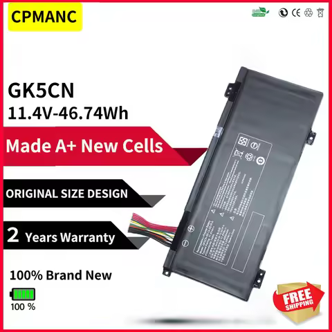 CPMANC GK5CN-00-13-3S1P-0 GK5CN Laptop Battery For MECHREVO X8Ti Z2 MACHENIKE T90 Plus T90-T3p F117-