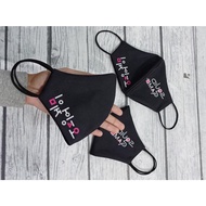 HITAM New Squid Game Mask/Viral Squid Game Mask/Black Squid Game