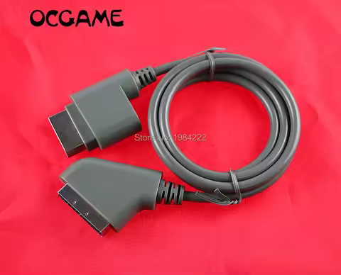 OCGAME High quality 1.8M 6ft Scart RGB HD TV Audio Video AV cable for xbox360 XBOX 360