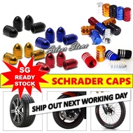 [SG READY STOCK] Aluminium Schrader Caps Air Valve Bicycle Car Road Bike PMD E-scooter ebike tyre