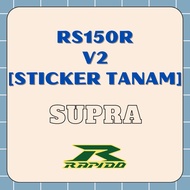 HONDA RS RS150 RS150R V2 SUPRA INDONESIA RAPIDO COVERSET STANDARD  (STICKER TANAM/AIRBRUSH)