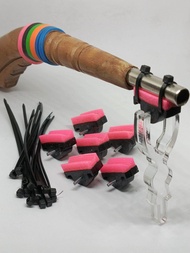 PRO STRIKE karet sensitif saka holder pion joran timbang pahul paten anti badai pink black