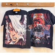 [23] One Piece Imu bio washed Short Sleeve vintage shirt Cartoon
