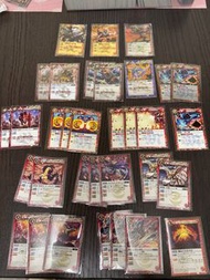 日版 Battle spirits BS卡 紅色卡組 散料 黑炎之霸王、爆炎之霸王、超星霸龍