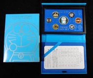 日本2005年平成17年《 哆啦A夢ドラえもん 》35周年紀念精裝貨幣 含1枚銀章 避免有爭議要求完美者請勿投標