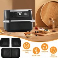 2 Sets Silicone Air Fryer Liners For Flexi Drawer Air Fryer, AF500UK Accessories Reusable Air Fryer 