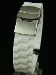 錶帶屋  Tudor 勞力士 J12 Chanel 三珠款 帝舵 白色代用錶帶有 20mm 22mm