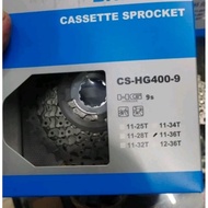 Shimano HG400 11-36T 9-speed cassette sprocket 36T sprocket