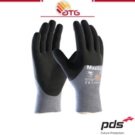 ATG MaxiCut Oil 44-505 Cut Resistant Safety Work Gloves Blue-Black