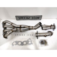 Jasma Civic DC5 ES EP3 K20A extractor Header 421 Tri-Y Exhaust Manifold Kseries