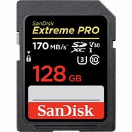 SanDisk Extreme Pro SDSDXXY-128G-GN4IN Memory Card With SDXC, 128GB, U3, C10, V30, UHS-I, 170MB/s R, 90MB/s W