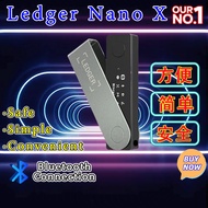 Ledger Nano X Hardware Wallet Bluetooth Crypto Wallet Multi-Chain Multi-Currency Offline Private Key