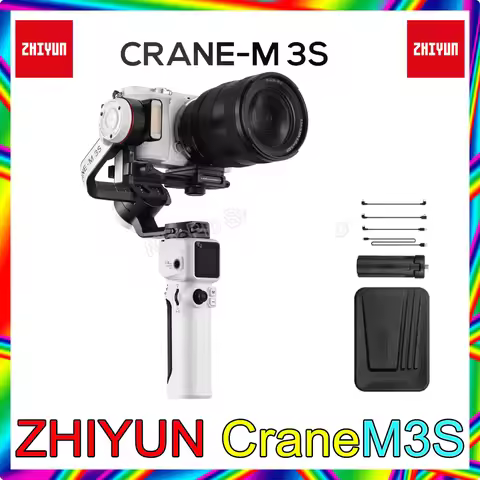 DO BRASIL ZHIYUN Crane M3S Camera Gimbal Stabilizer Handheld for Mirrorless Cameras Sony A7S3 Canon 