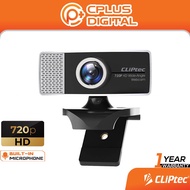CLiPtec CHATCAM RZW377 720P HD Wide-Angle Webcam with Built-in Microphone
