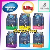 Snappy Tom Cat Food 1.5KG / Dry Food Kibbles / Makanan Kucing Snappy Tom