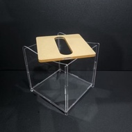 ACRYLIC tissue box UK 11 x 11 x 11 ACRYLIC tissue box/