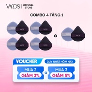 [Buy 4 Get 1 Free] VACOSI purple double-sided cushion puff - Bag of 2 - BP53-01