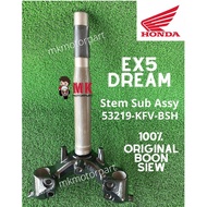 STEM SUB ASSY Honda EX5 / DREAM 100% O R I G I N A L BSH 53219-KFV-BSH Fork T Stem Comp Steering