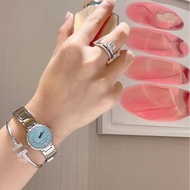 近全新Tiffany 經典石英鑽石腕錶