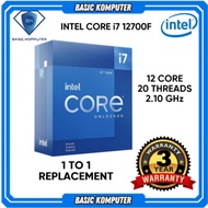 Processor INTEL CORE i7 12700F 2.1ghz BOX SOCKET 1700 3 Years Warranty