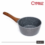 Cypruz sauce pan marble induction milk pan cooking pan milk pan marble 16cm milk pot pan