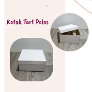 Plain Tart Box White Tart Cake Box/ Contains 10 Sheets