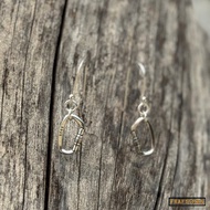 【戶外925純銀山系】迷你登山扣 D扣 耳環