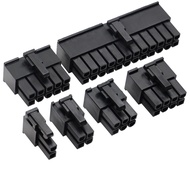 10pcs/lot 5557-R 5557 4.2mm Black Automotive wiring harness connector male 2 - 24 pin for PC/compute