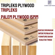triplek 15mm 122x244 Palem Plywood Bahan Kayu Kualitas Tinggi
