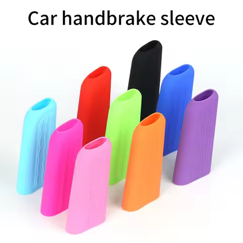 Car Handbrake Grip Covers Universal Wavy Silicone Handbrake Covers Sleeve Silicone Gel Anti-slip Par
