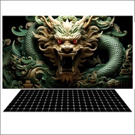 3d Glue Decal Painting, Aquarium Fish Tank Sticker Painting, Arowana Fish Tank