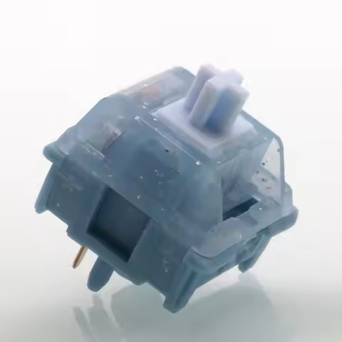 Mage Blue Topa Switch Linear Pre-Lubed 5 Pins HotSwap LY Stem HMX Switches For Mx Mechanical Keyboar