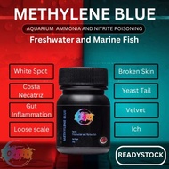 READY STOCK Oasis Methylene Blue Fish Medication Fish Medicine Ubat Ikan ubat biru ikan hormone free