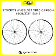 SYNCROS Wheelset XR1.0 Carnbon 650B/27.5" Black 12x142